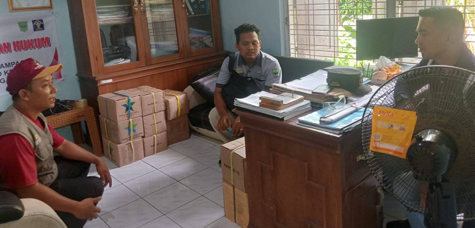 Menerima kunjungan dari pendamping PKH kecamatan v koto kampung dalam